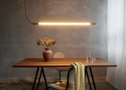 Nuad - Radents Pendant lampe, messing - 135 cm, bordlampe