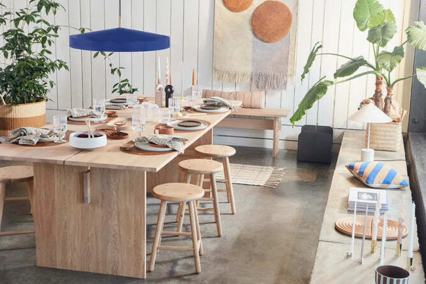 OYOY Living - Hatto Pendel lampe - Optic Blue