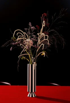 OYOY Living - Toppu vase - Sort & Hvid