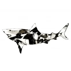 Paradisco Productions illustration - Shark Superior plakat (A3)