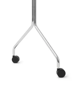 pedestal - TV-Stander - Moon Rollin - Chrome / Krom