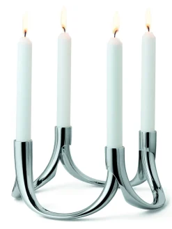 Philippi - Bow candle holder, 2 pcs set