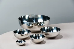 Piet Hein - Skål dia. 13 cm. Rustfrit stål - blank