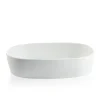 Piet Hein - Superellipsefad porcelain 27*35*7,5 cm - HVID HØJ