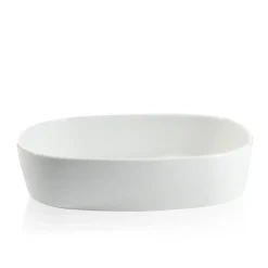 Piet Hein - Superellipsefad porcelain 27*35*7,5 cm - HVID HØJ