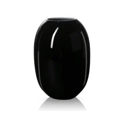Piet Hein - Vase glas 30 cm - SORT-OPAL