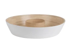 Present time - Bowl Puro chip & dip bamboo white