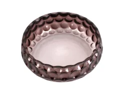 Present time - Bowl Speckles glass small chocolate brown