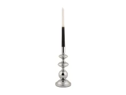 Present time - Candle holder Dazzle large chrome plated