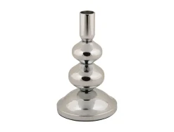 Present time - Candle holder Dazzle small chrome plated