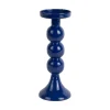Present time - Candle holder Funky large cobalt blue