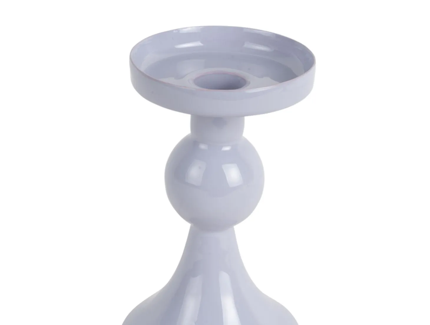 Present time - Candle holder Funky small soft purple
