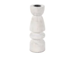Present time - Candle holder Modelar Medium mango wood white wash