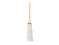Present time - Candle holder Modelar Medium mango wood white wash