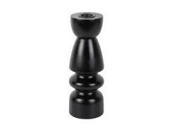 Present time - Candle holder Modelar Medium mango wood black
