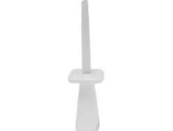 Present time - Candle holder Roca large white