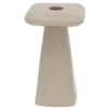 Present time - Candle holder Roca large warm grey