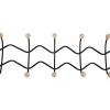 Present time - Coat rack Double Zig Zag black