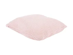 Present time - Cushion Honeycomb knitted cotton soft pink