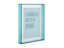 Present time - Photo frame Gayo Large acrylic turquoise blue