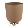 Present time - Plant pot Estilo medium mocha brown