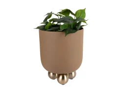 Present time - Plant pot Estilo medium mocha brown