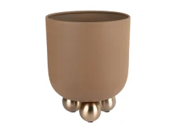 Present time - Plant pot Estilo large mocha brown