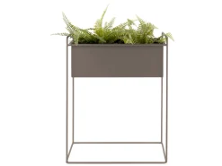 Present time - Plant pot set Essence straight iron moss green