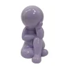 Present time - Statue Amigo Dreaming medium soft purple