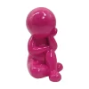 Present time - Statue Amigo Dreaming medium bright pink