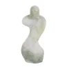 Present time - Statue Female abstract marble himalayan green