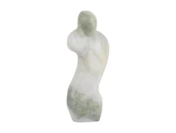 Present time - Statue Female abstract marble himalayan green