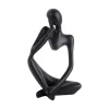Present time - Statue Imagine polyresin black