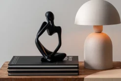 Present time - Statue Imagine polyresin black
