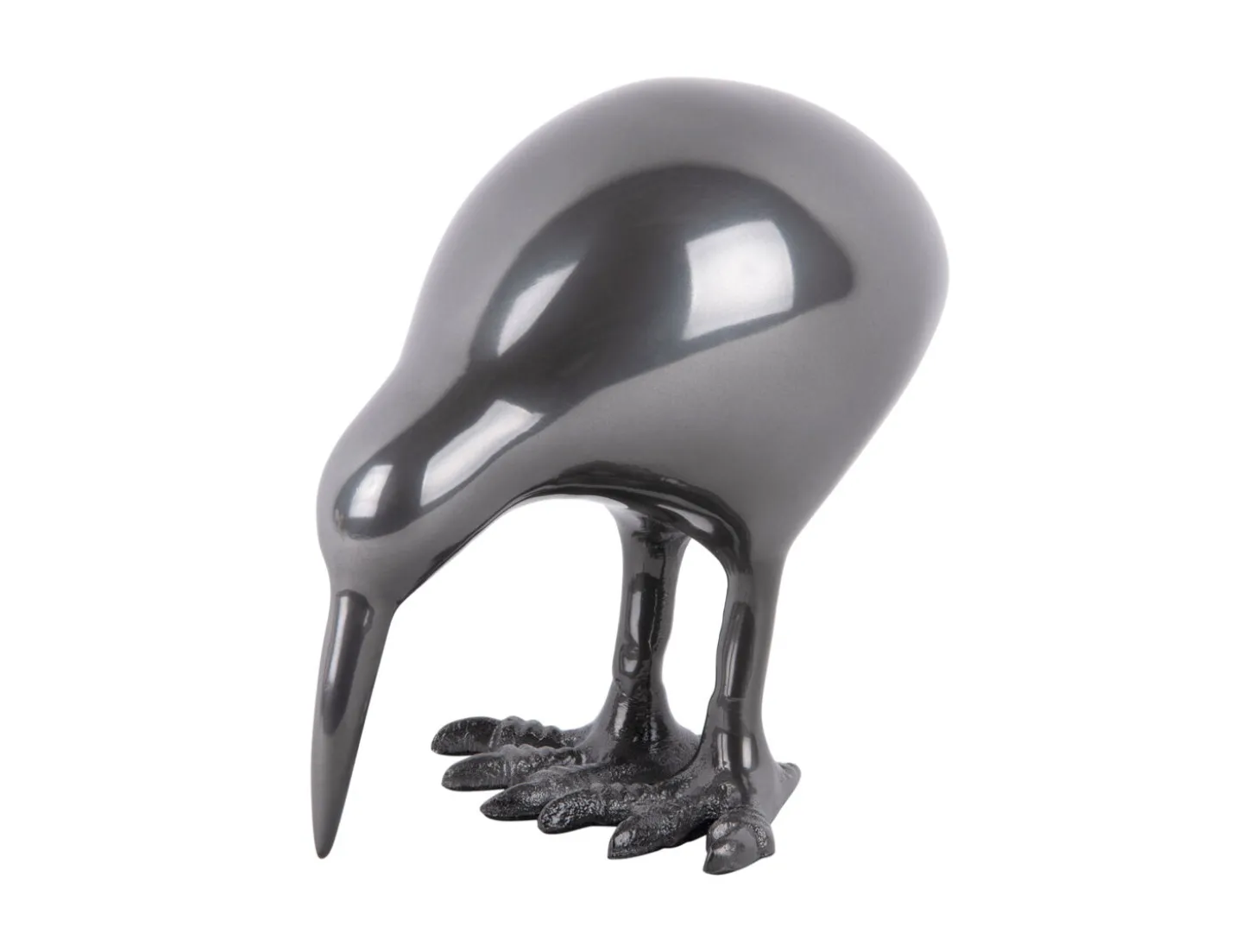 Present time - Statue Kiwi Bird metal gun metal
