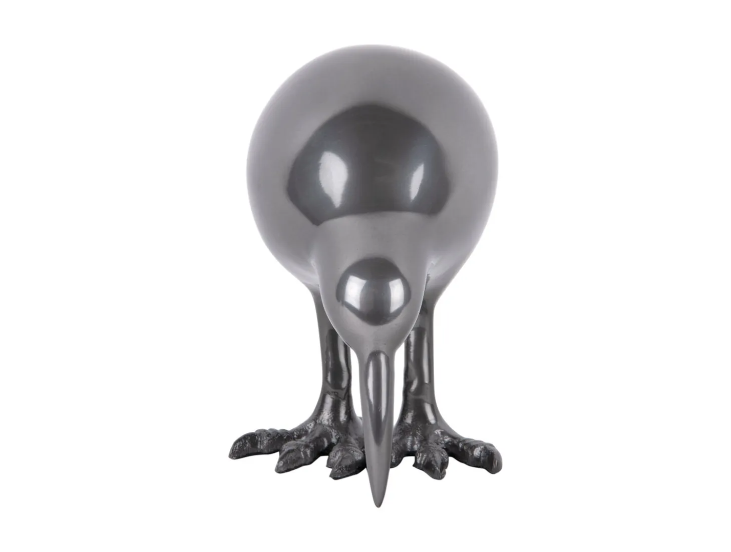 Present time - Statue Kiwi Bird metal gun metal