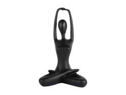 Present time - Statue Stretched Lotus black