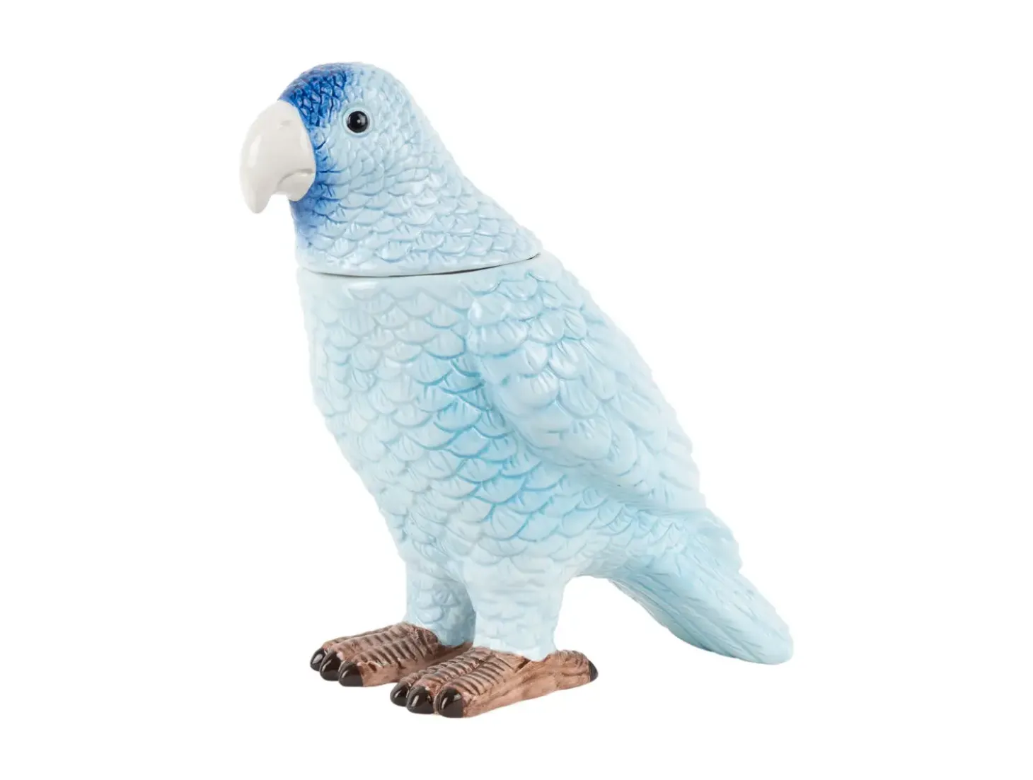 Present time - Storage jar Bird soft blue