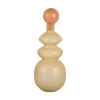 Present time - Vase Alegre Anillo soft yellow w. peach orange
