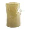 Present time - Vase Bird On Branch small army green