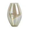 Present time - Vase Luster organic shiny jungle green