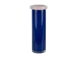 Present time - Vase Plegado XXL cobalt blue w. soft pink