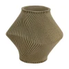 Present time - Vase Twisted Rib tea green