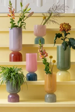 Present time - Vase Variado Colores small soft pink w. misty blue