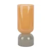 Present time - Vase Variado Colores medium ochre yellow w. grayed jade