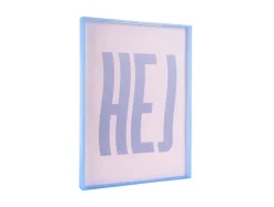 Present time - Wall art Hej large purple