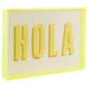 Present time - Wall art Hola medium bright green