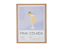 Present time - Wall art Pina Colada soft purple