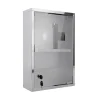Present time - Wall cabinet Medicine large chrome