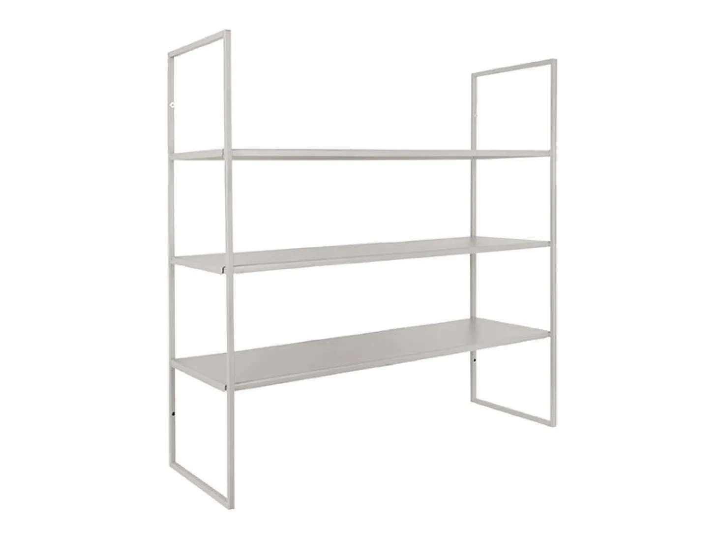 Present time - Wall rack Level metal matt warm grey